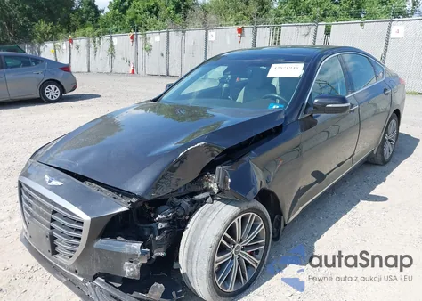 2018 Genesis G80 3.8 из США, поврежденный, VIN KMHGN4JE5JU251460
